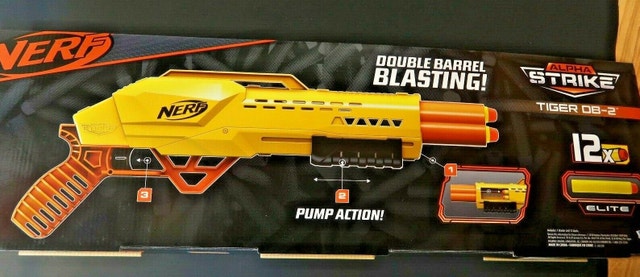 Nerf Alpha Strike Tiger DB-2 Blaster - photo 2