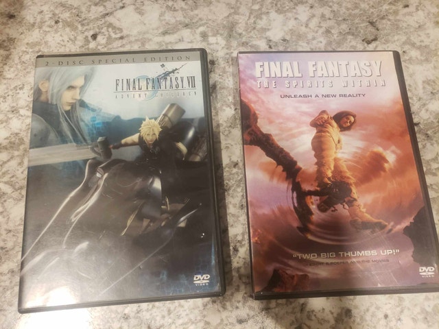 Final Fantasy dvd movies