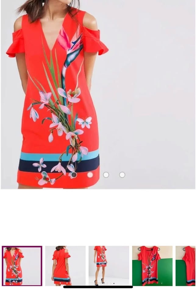 Ted Baker Leea Tropical Cut Out Dress - photo 3