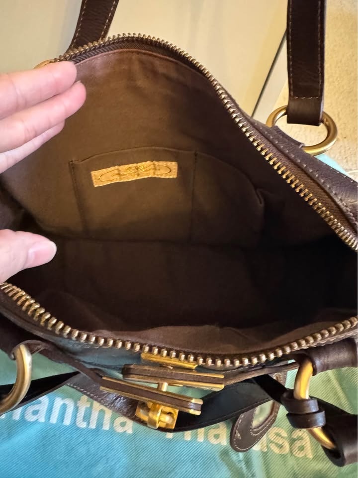 Samantha Thavasa-Brown Leather Purse - photo 2