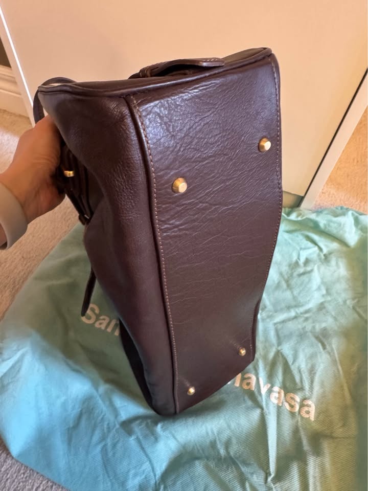 Samantha Thavasa-Brown Leather Purse - photo 3