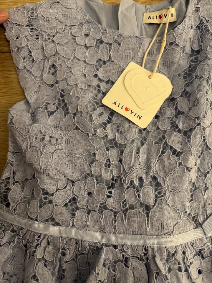 ALLOVIN Girls Sleeveless Lace Dress 8-9y - photo 4