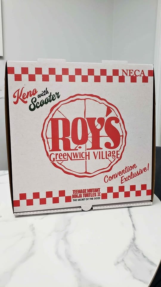 EMPTY TMNT II Keno Pizza Box (SDCC)