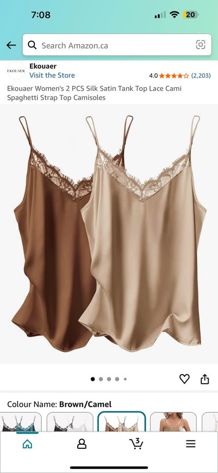 Silk satin top - size L - photo 3