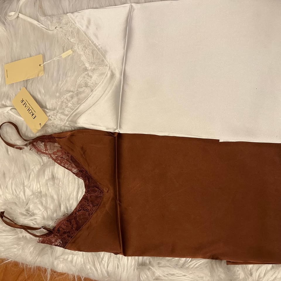 Silk satin top - size L - photo 5