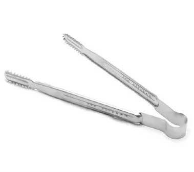 Premium Stainless Steel Kitchen Tongs - 245mm