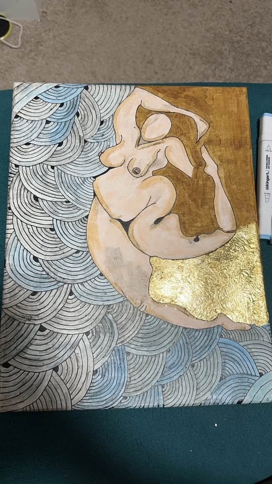 Five unique drawings, various styles and subjects