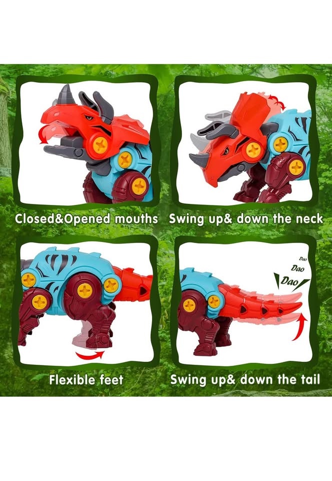 Assemble Dinosaurs kids toys - photo 3