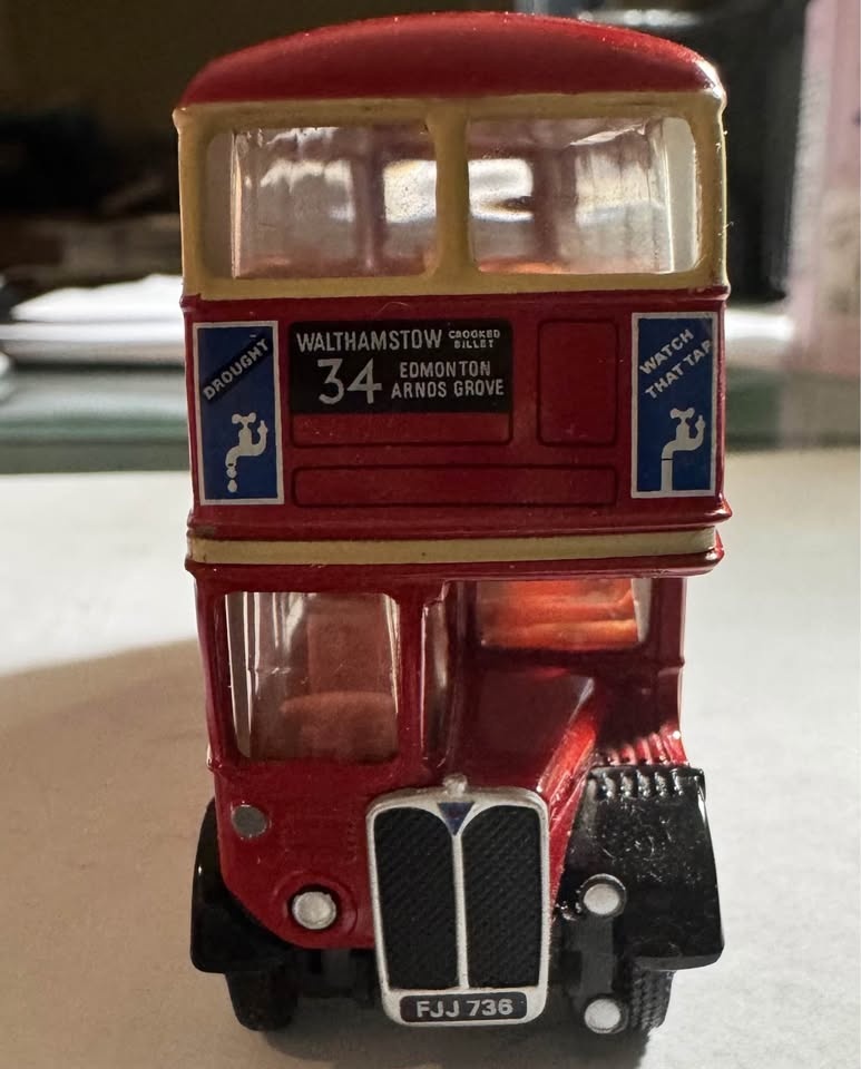 Vintage EFE London Double Decker Bus Diecast - photo 3