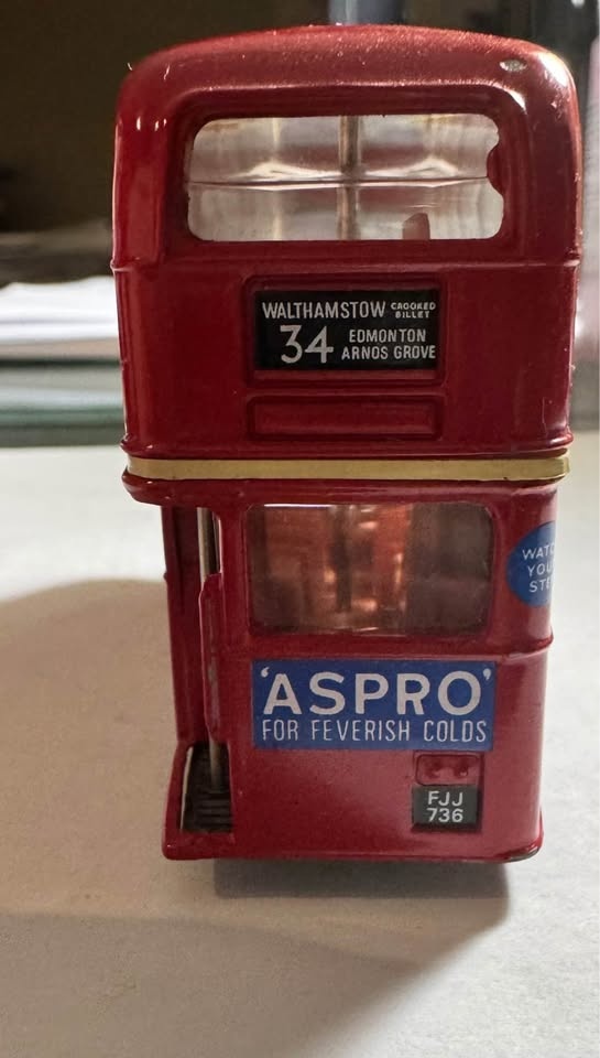 Vintage EFE London Double Decker Bus Diecast - photo 4