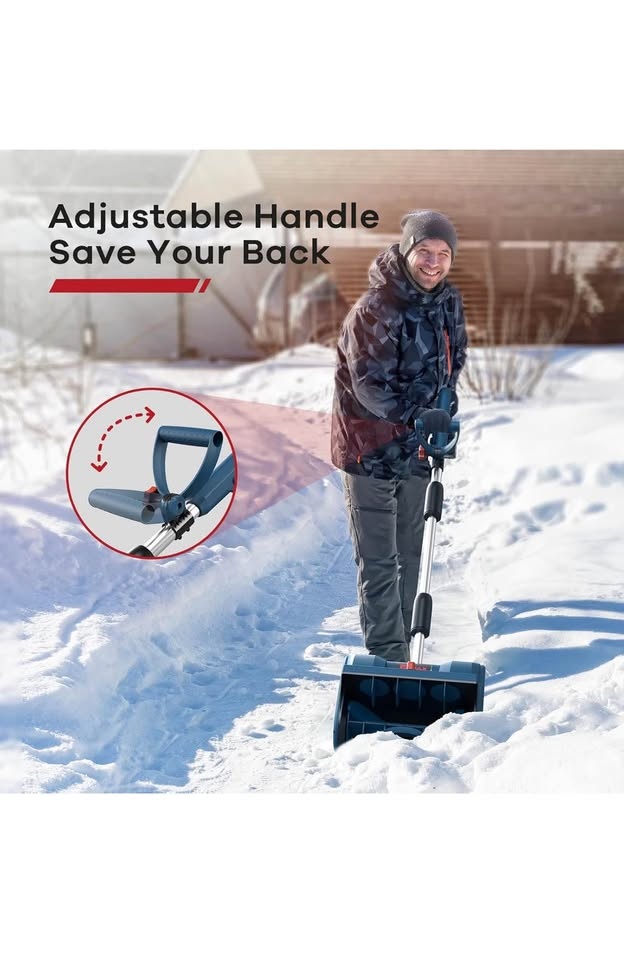 Enhulk Electric Snow Shovel, 20V 12-Inch Cordless Snow Blower - photo 4