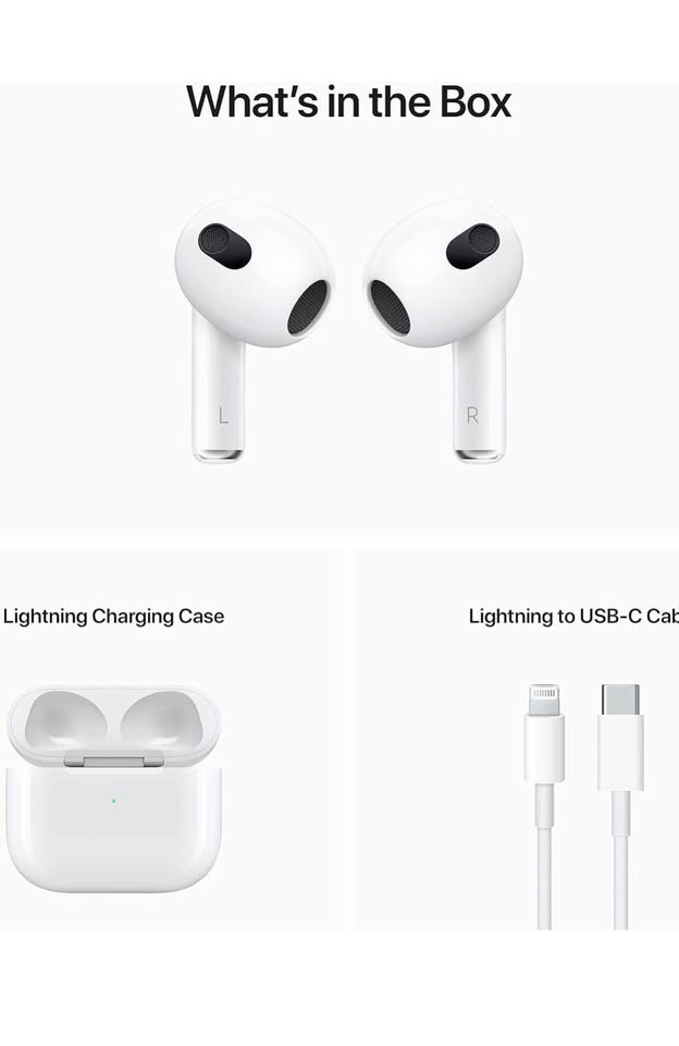 Apple AirPods (3rd Generation) with Lightning Charging Case - photo 4