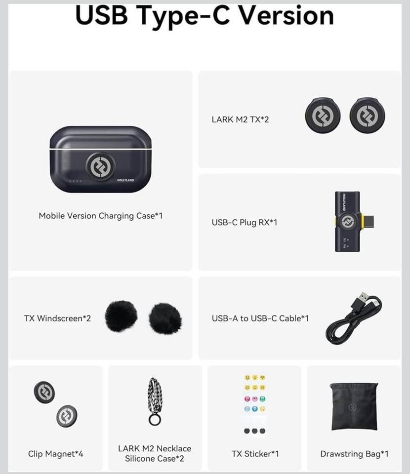 Hollyland Lark M2 Wireless Lavalier Microphone - photo 4