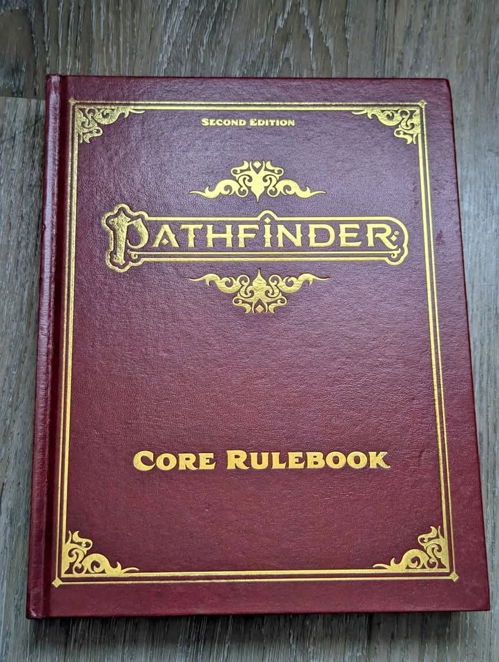 Pathfinder 2E collector's edition core rulebook