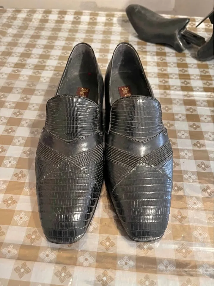 Da Vinci handmade men vintage loafers - size 41.5 EU thumbnail