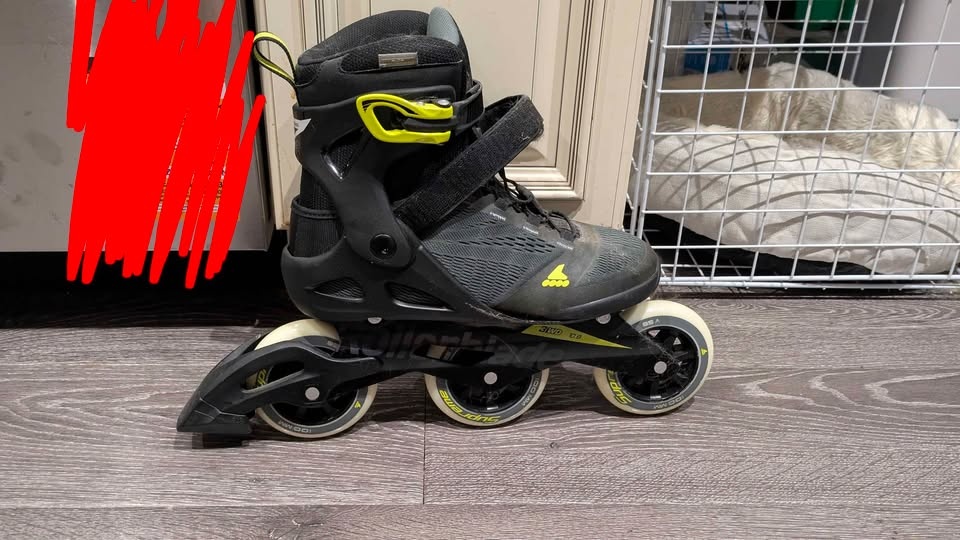 Rollerblade Macroblade 100 3DW Inline skates. men's size 8 - photo 2