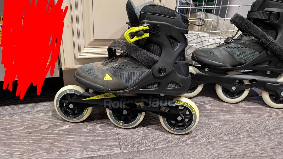 Rollerblade Macroblade 100 3DW Inline skates. men's size 8 - photo 5