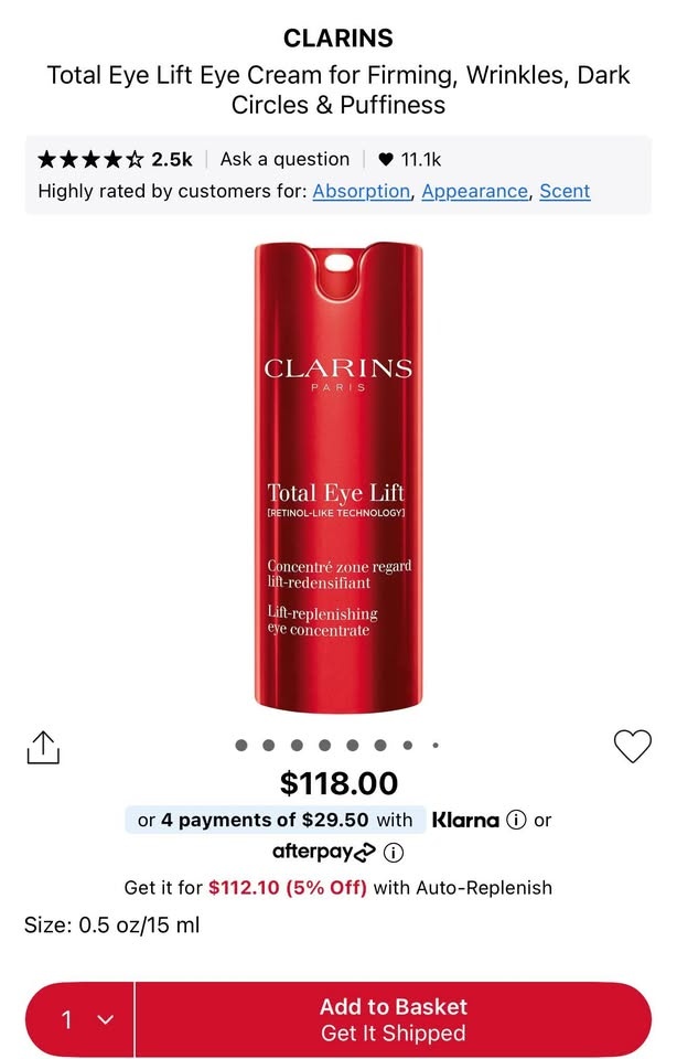 Clarins total eye lift - photo 2