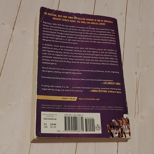 Showtime By Jeff Pearlman Adult Non Fiction Book LA Lakers - photo 4