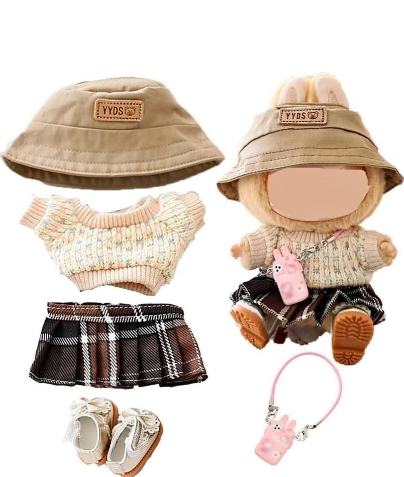 5 Pcs Labubu outfit set