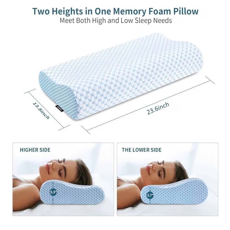 Memory Foam Cervical Pillows (2 available) MOVING OUT SALE - photo 3