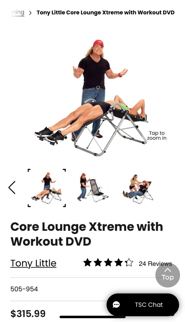 Brand New AB Lounge by Tony Little - exercise chair - photo 4