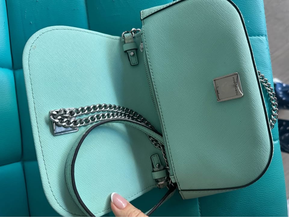 Authentic Tory Burch Emerson Cream/Mint Crossbody - photo 2