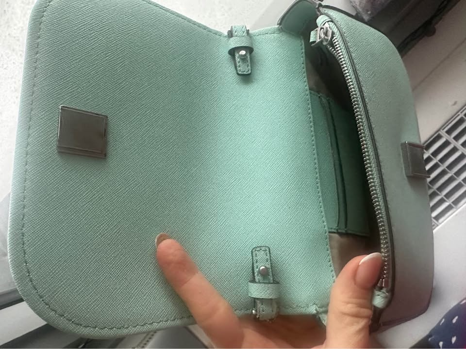 Authentic Tory Burch Emerson Cream/Mint Crossbody - photo 5