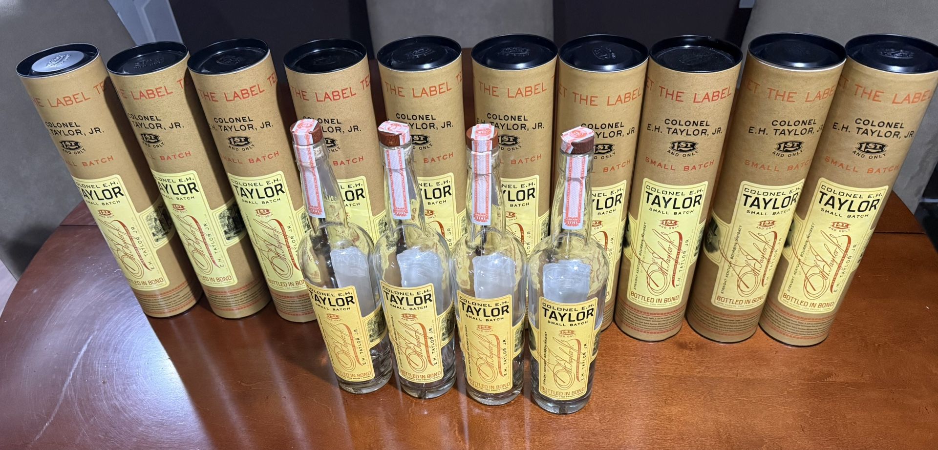 Colonel E.H. Taylor Bourbon Boxes & Tubes