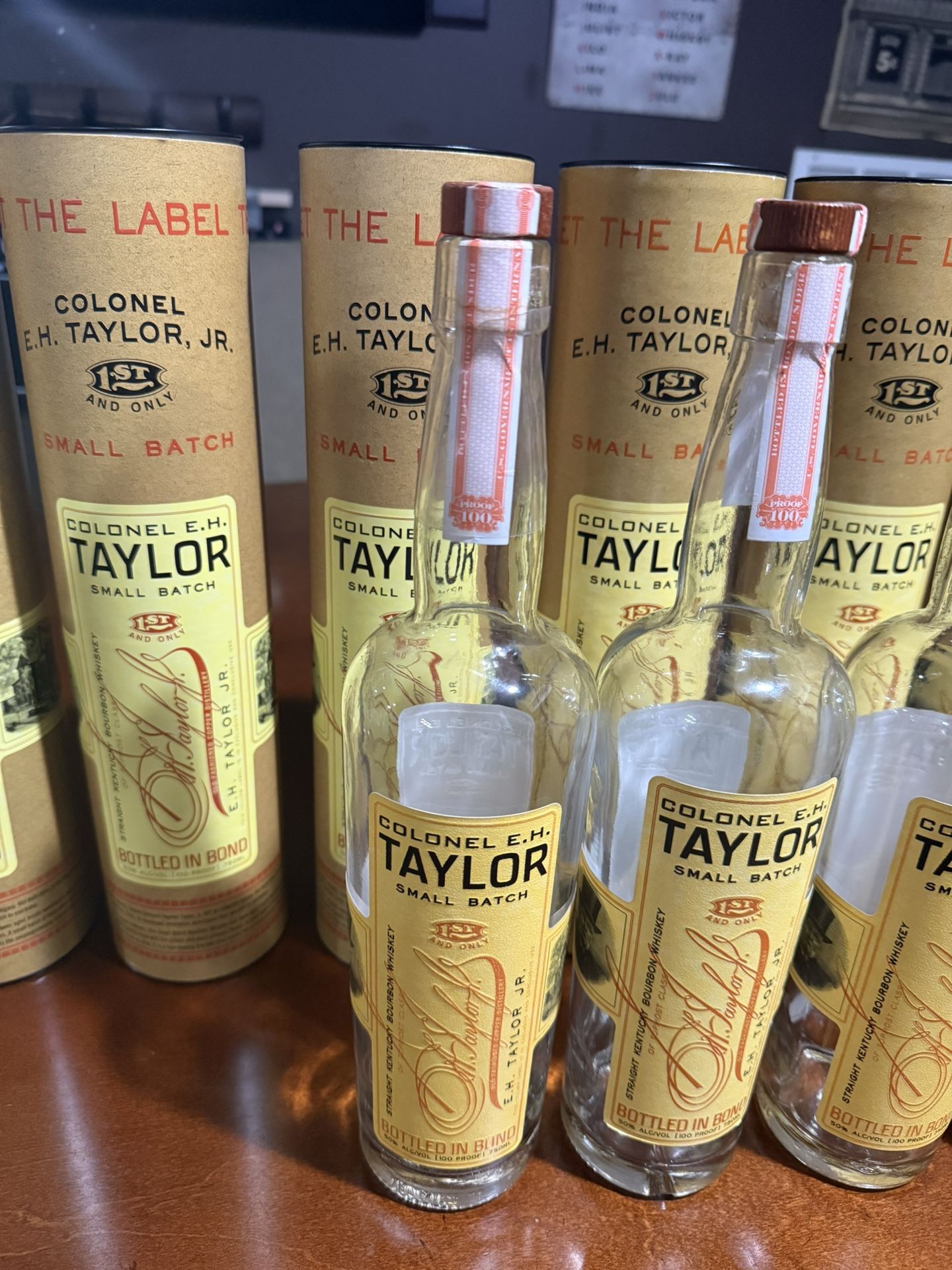 Colonel E.H. Taylor Bourbon Boxes & Tubes - photo 5