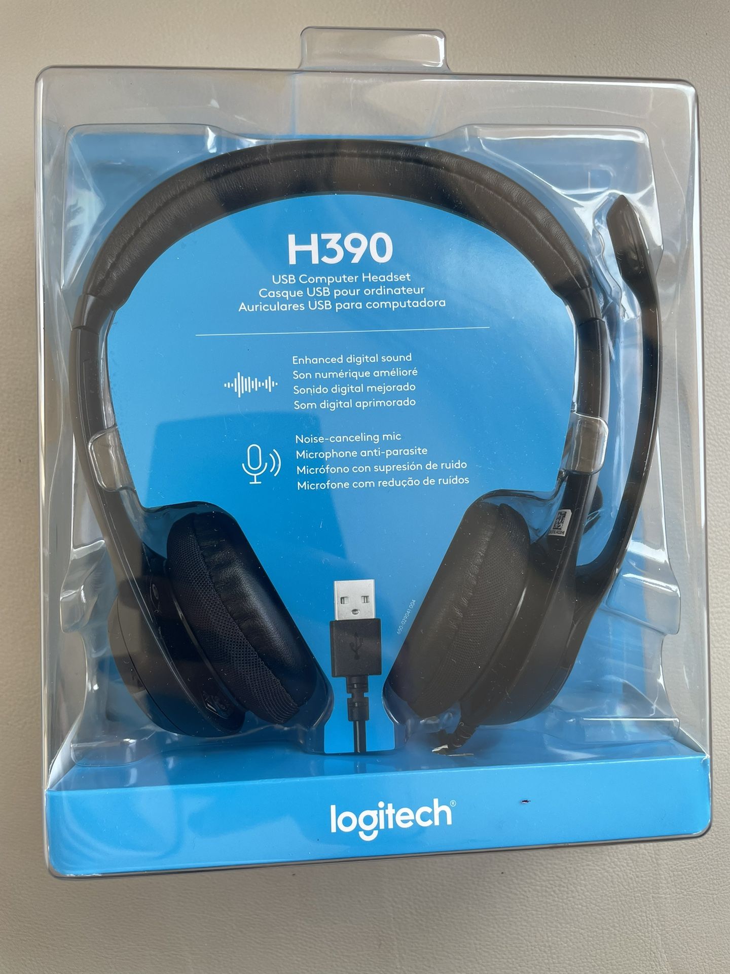 Logitech H390 Wired Headset for PC/Laptop