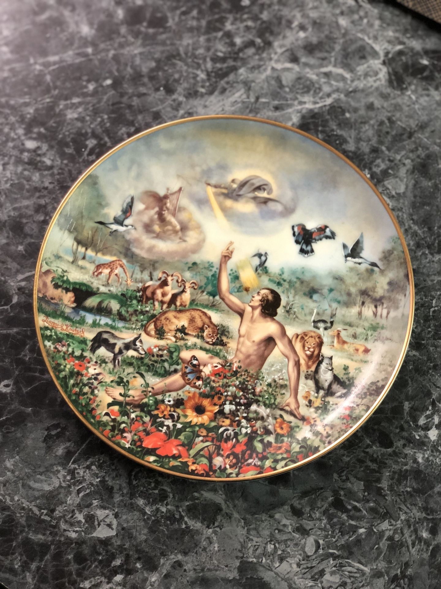 Yiannis Koutsis “The Creation” Collection of 10 plates - photo 4