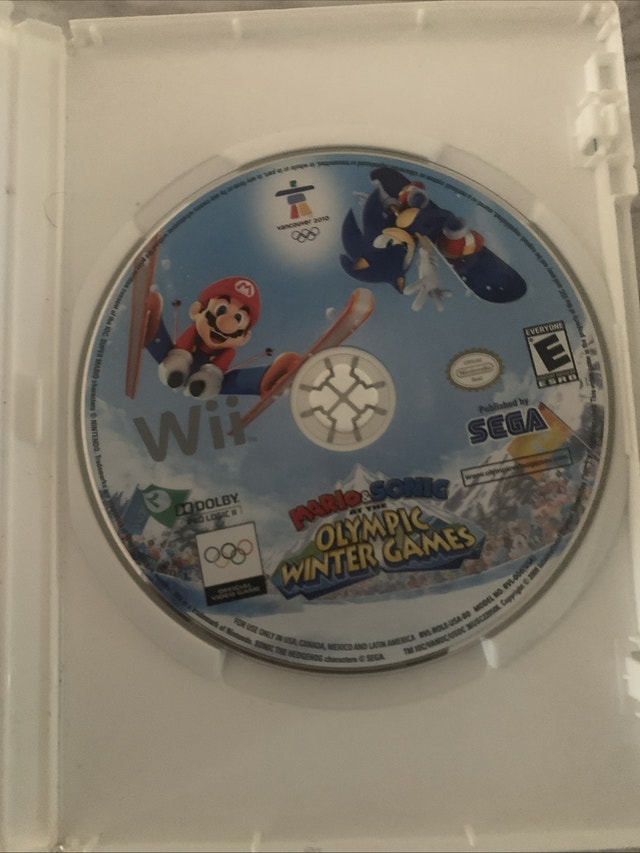 Nintendo Wii Mario and sonic in the Olympic winter games - photo 3