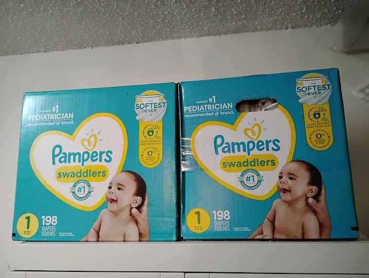 333 size 1 Huggies Pampers diapers West End Downtown