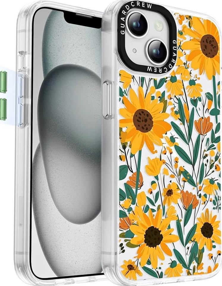iPhone 14 Case, Crashproof Military-Grade, Anti-Yellow