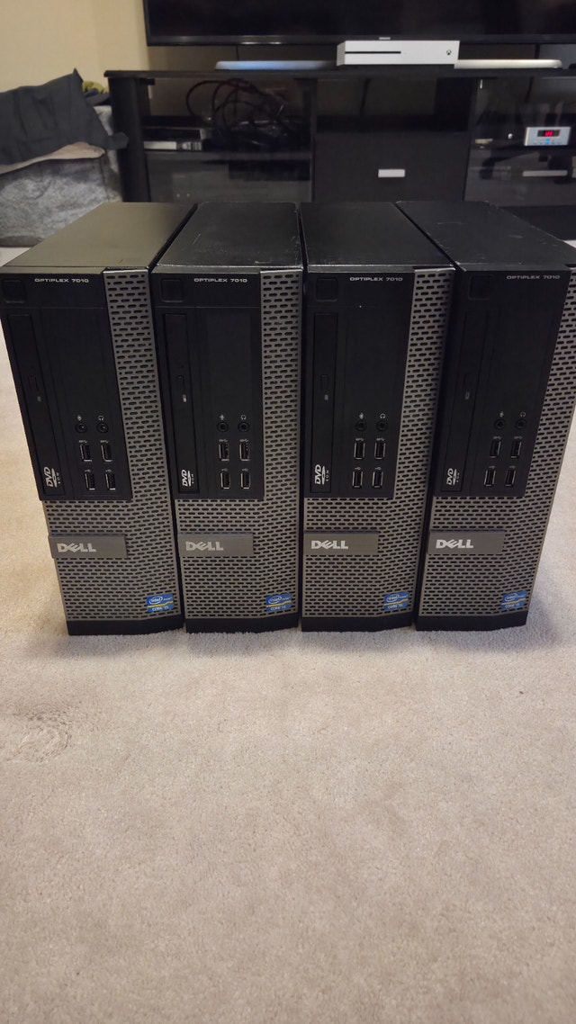Four Dell Optiplex Computers (Windows 10)