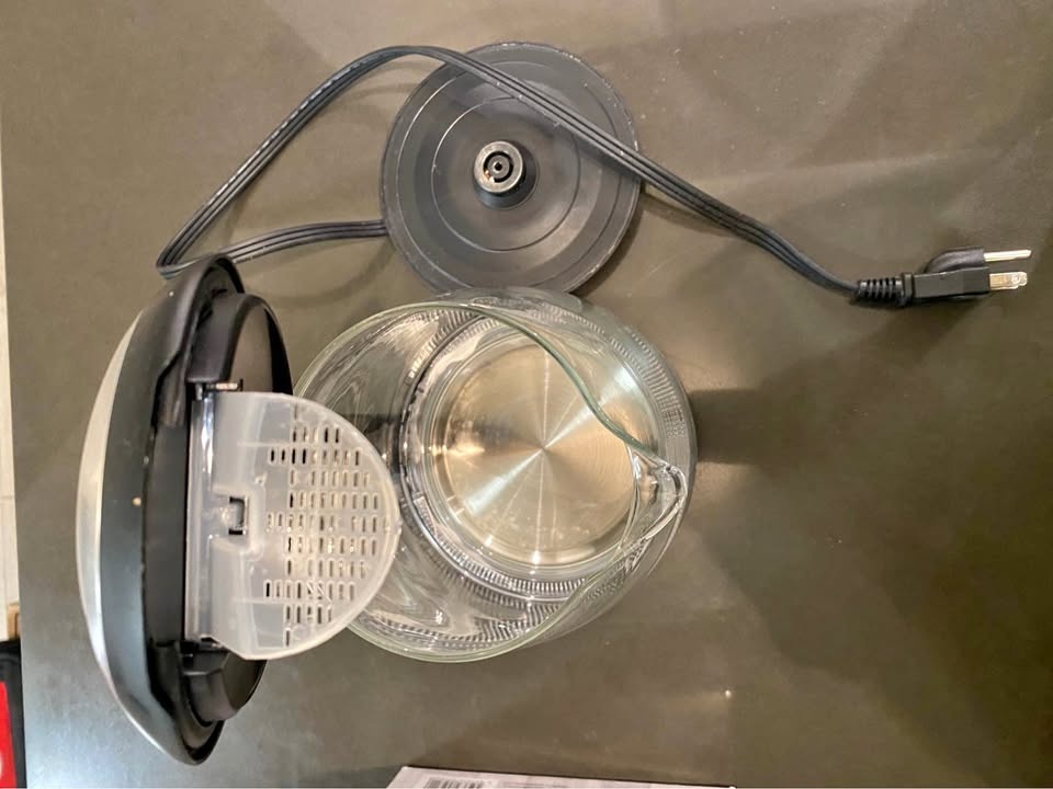 Master Chef 1.7L Cordless Glass Kettle