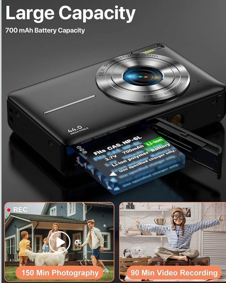 Digital Camera, Latest FHD 1080P Digital Camera for Teens - photo 2