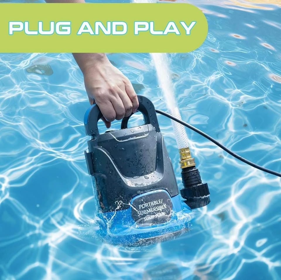 Sump Pump 1.1HP Submersible Water Pump 4700GPH - photo 2
