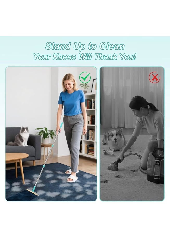 Carpet Rake for Pet Hair Removal - photo 2