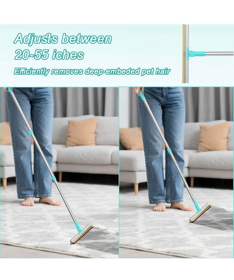 Carpet Rake for Pet Hair Removal - photo 4