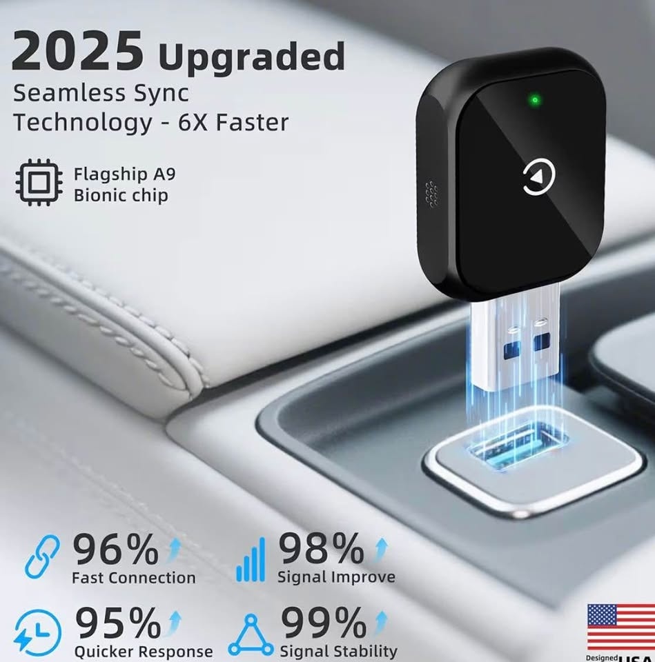 Mini Wireless Carplay Adapter for iPhone - photo 2