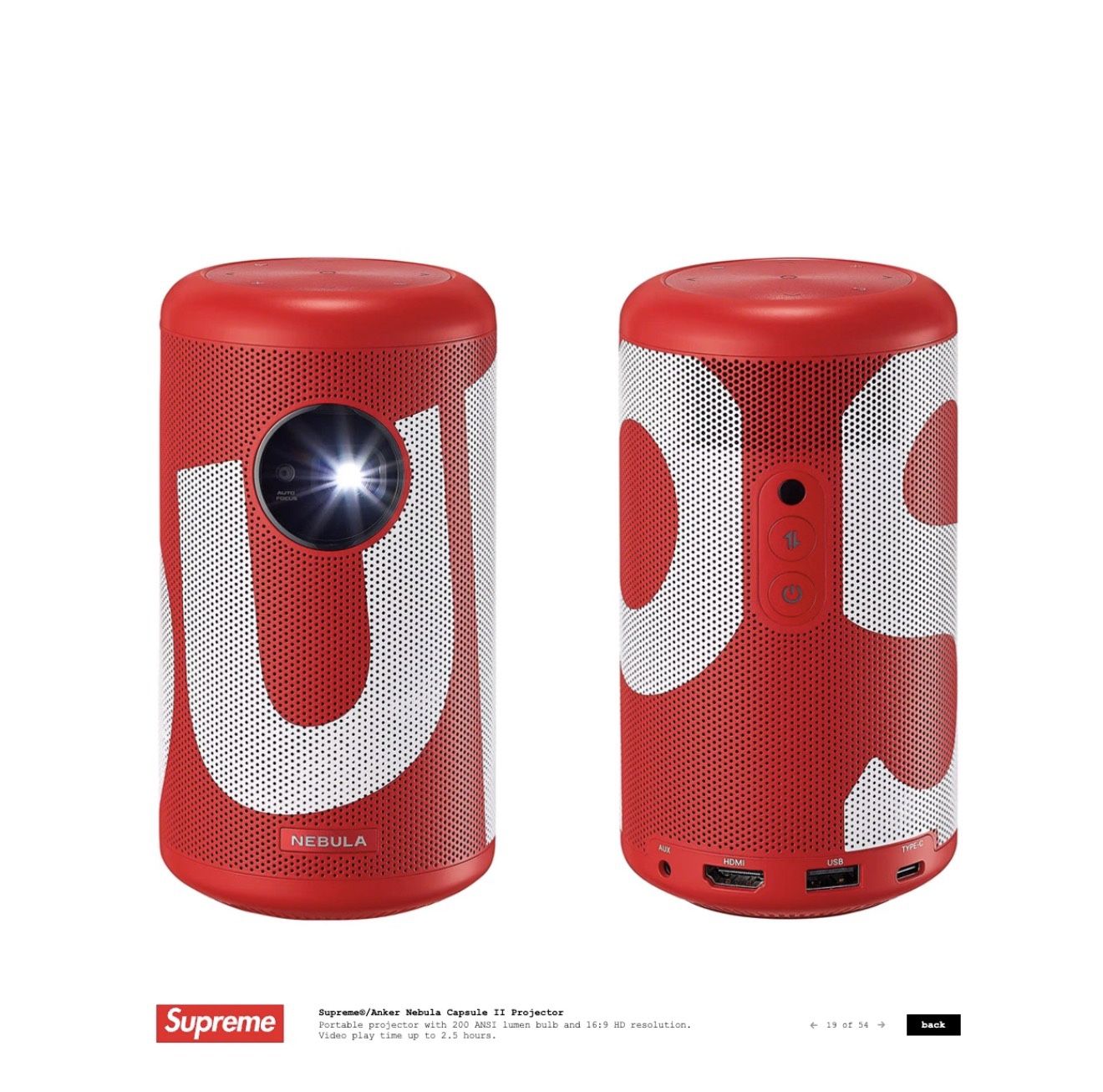 Sealed - Anker Nebula Capsule II Projector D2421 Supreme Edition - photo 3