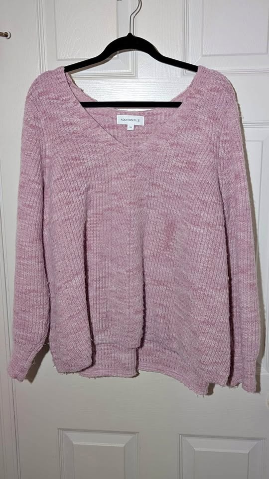 Plus size sweater clear out