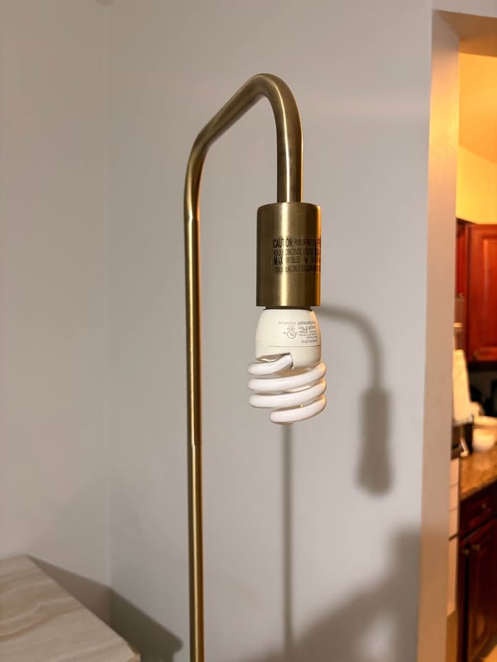 Matte Brass Floor Lamp - photo 2