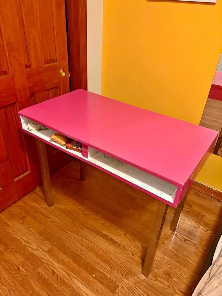 Hot Pink Statement Desk