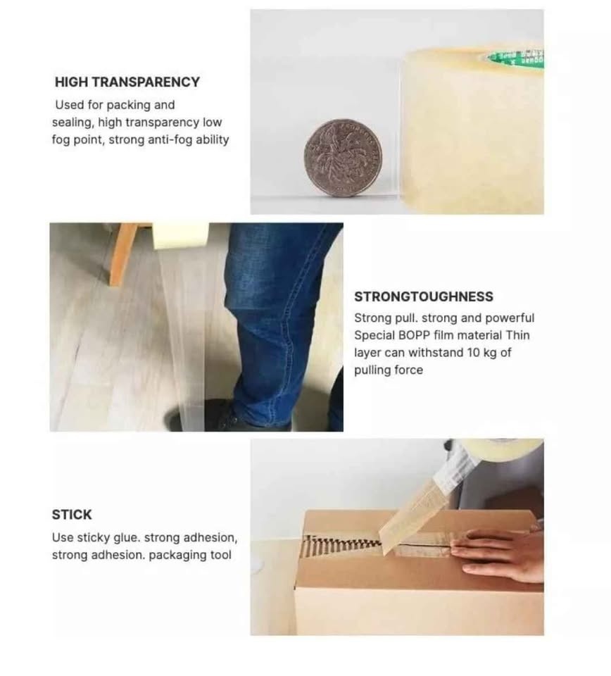 36 Rolls Packing Tape - 2 mil 2" x 110 Yards - photo 5