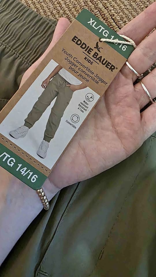 New youth convertible pants / shorts sz 14/16