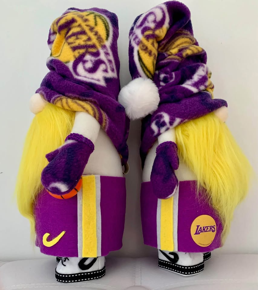 NBA LA LAKERS Luca Doncic 77 Basketball Gnomes - Handcrafted XL - photo 3