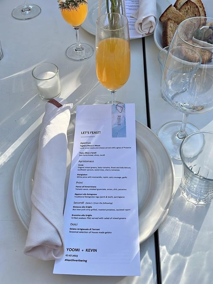 Personalized Wedding Menus